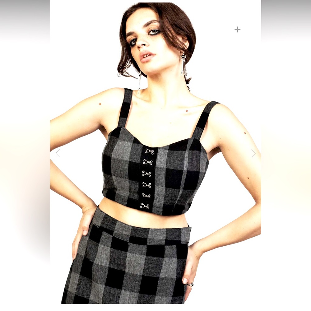 Disturbia Nyctophilia MIDI Skirt SET